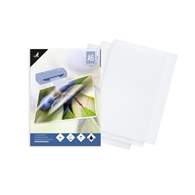 Imagen de Kangaro Láminas para plastificar (A5, 154 x 216 mm, 80 micras, 100 hojas)