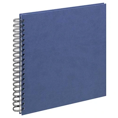 Imagen de walther design Imitación de Cuero Álbum con Espiral, Azul, 26 x cm