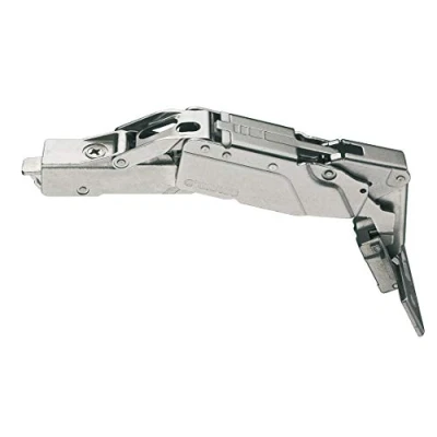 Imagen de Gedotec bisagra para olla de cocina gran angular sin amortiguación, H10254, atornillar, fabricada en Alemania, 1 pieza, 160, con placa montaje cruz