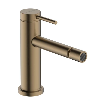 Imagen de hansgrohe Tecturis S, grifo de bidé con vaciador automático, lavabo 100 mm, mezclador monomando bidé, bronce cepillado