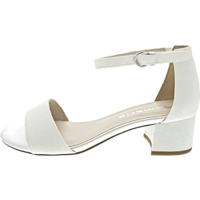 Imagen de Tamaris 1 28295 42, Sandalias de tacón Mujer, Blanco Glam, 39 EU