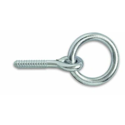 Imagen de Chapuis 445/10X55Z Anillo de caballeriza con tornillo Acero galvanizado M10 Diámetro interior 50 mm Largo 80