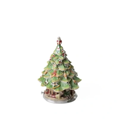 Imagen de Villeroy &amp; Boch Christmas Toys Memory Caja de música Abeto, Porcelana, Blanco/Verde