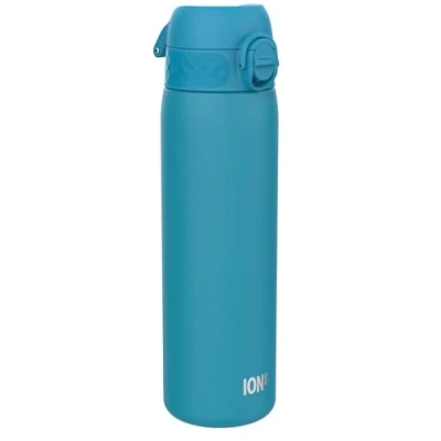 Imagen de Ion8 Botella Agua Acero Inoxidable Termica, 500ml, a Prueba de Fugas, Fácil Abrir, Cerradura Segura, Aptas para Lavavajillas, Adapta Portavasos, Asa Transporte, Resistente Rayones, Azul
