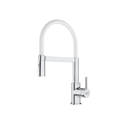 Imagen de FRANKE 115.0626.088 Grifo de la cocina Lina semi pro Color : Cromo/Blanco