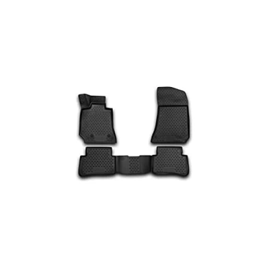 Imagen de Element 3D Alfombrillas de Goma Antideslizantes para Mercedes Benz E Class W212, 2009 2016, Sedán, 4 pcs. (TPE, Alta Durabilidad)