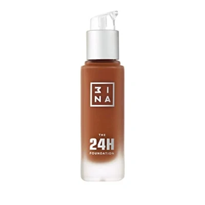 Imagen de 3INA MAKEUP The 24H Foundation 669 Base de Maquillaje Marrón medio con Subotono Neutro/Rosa Cobertura Total Duración y Resistente al Agua Vegan Cruelty Free
