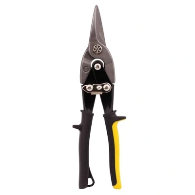 Imagen de MIVOS Tijeras para Chapa Corte Recto 26 Cm Tijera Continua de Acero Al Cromo Vanadio Cortar Chapa, Aluminio, Cuero, Malla Metálica, Plástico Y Cobre