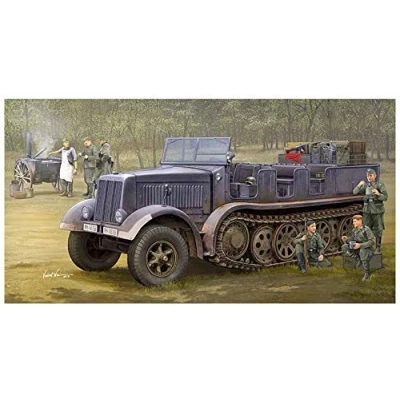 Imagen de Trumpeter TRU09538 9538 SD.KFZ 8(DB9) Half Track Artillery Tractor Juego de maqueta plástico, Colores