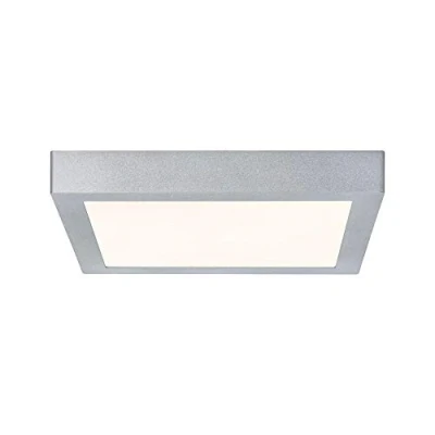 Imagen de Paulmann Lunar panel LED, angular, cromo, 30x30cm