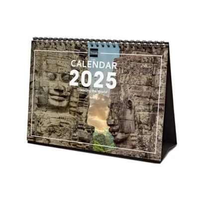 Imagen de Finocam Calendario Imágenes de Sobremesa Internacional 2025 Mes Vista Enero Diciembre (12 meses) Traveling