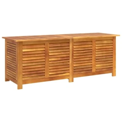 Imagen de vidaXL Caja de almacenaje jardín Madera Maciza Acacia 150x50x56 cm