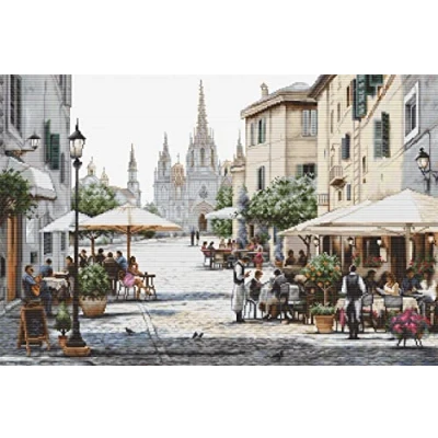 Imagen de Kit de punto cruz Luca S Catedral Barcelona, B2411