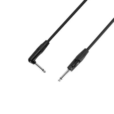 Imagen de Adam Hall Cables 4 STAR IPR 0600 Cable de Instrumento REAN Jack 6,3 mm mono a acodado 6 m