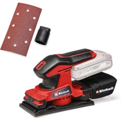 Imagen de Einhell Lijadora orbital TC OS 18/187 Li Solo Power X Change (18 V, iones de litio, superficie lijado 187x97 mm, círculo oscilante 2 micro velcro, incl. 1 papel lija, sin batería ni cargador)