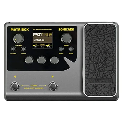 Imagen de SONICAKE Pedal de guitarra Procesador multiefectos con modelado expresión Gabinetes infrarrojos Simulación Multi idioma Estéreo OTG Matribox