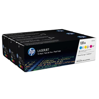 Imagen de Tóner Pack 3 Colores (cmy) Hp 131a U0sl1am