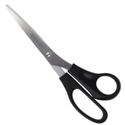 Imagen de Westcott E 31181 00 Tijeras de oficina, acero inoxidable, 20 cm, color negro