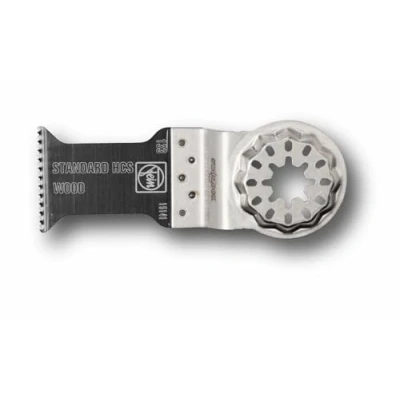 Imagen de FEIN Hoja de sierra E Cut Standard, Set 5 hojas, 35x50 mm, Alojamiento SL, Dentado trabado, para todos los materiales derivados la madera, placa cartón yeso y plástico