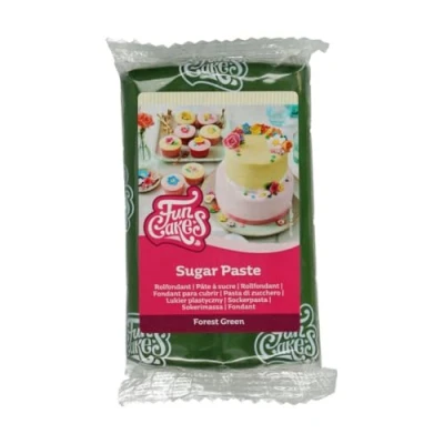 Imagen de FunCakes Pasta de Azúcar Verde Bosque 250 g