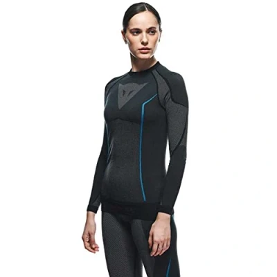 Imagen de Dainese Dry LS Lady Capa de Base Superior, Negro/Azul, XS/S Mujer