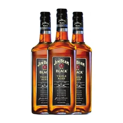 Imagen de Whisky Blended Suntory Jim Beam Black Reserva 70 cl (Caja de 3 Botellas cl)