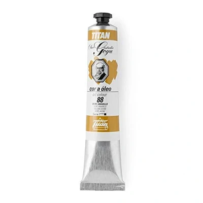 Imagen de Colores al Óleo Goya Titan Amarillos Tubo 10 60 mL, 88 Ocre Amarillo