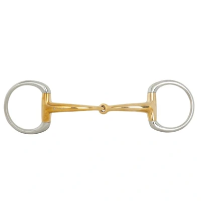 Imagen de BR Single Jointed Eggbutt Snaffle Soft Contact 16 mm Ø 55