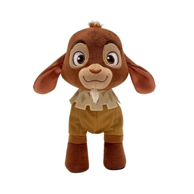 Imagen de Disney Wish Cabra de Peluche Que se desmaya Walk &#039;n Talk Valentino, 28 cm, con Sonidos y Movimiento; Juguetes para niños a Partir 3 años Just Play