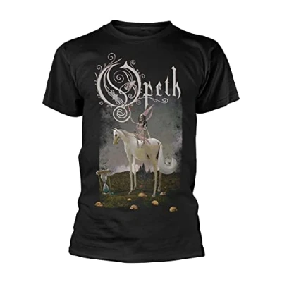 Imagen de Opeth Horse Hombre Camiseta Negro M 100% algodón Regular
