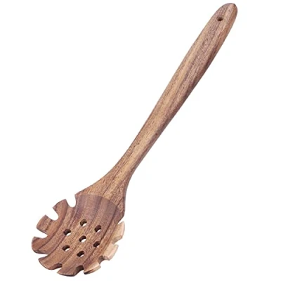Imagen de Cuchara de espaguetis Madera, Colador Fideos Utensilios Cocina Herramientas para Cocinar