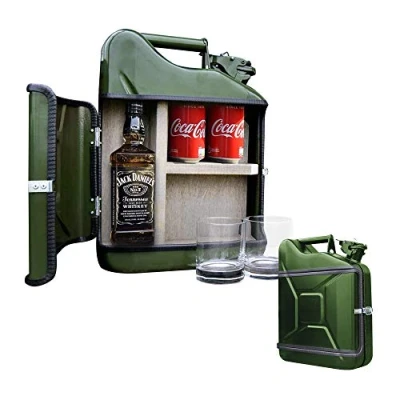 Imagen de mikamax Jerrycan Set de Regalo, Madera, Verde, 10 litros