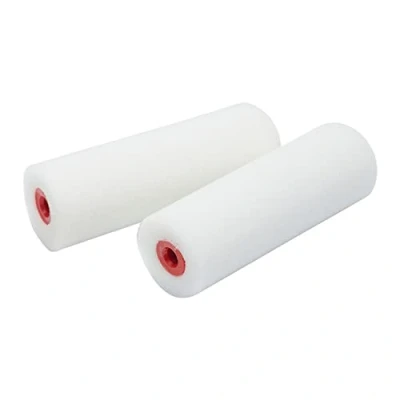 Imagen de Fit For The Job Paquete de 2 mini rodillos espuma 4 pulgadas para pintura bricolaje con pinturas brillantes y satinadas