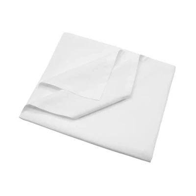 Imagen de Zollner Sábana Bajera de algodón Blanca, Cama 135, 180x290 cm, Otras Medidas
