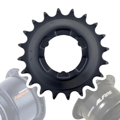 Imagen de F26 Shimano Bicicleta Nexus/Alfine engranajes Bujes Desgaste Parte Mantenimiento Servicio Reemplazo Piñón (Negro 20 Dientes)