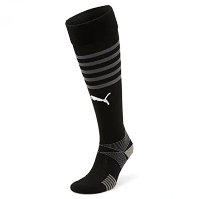 Imagen de PUMA TeamFINAL Medias de fútbol (talla 47 49 UE), color blanco y negro