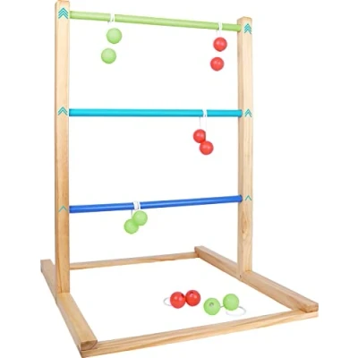 Imagen de Small Foot 12034 &quot;Active Wooden Throwing, Outdoor Game for Young and Old, from 3 Years Dibujos Animados, Multicolor,
