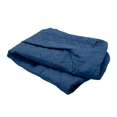 Imagen de FurHaven Funda de Repuesto para Cama Perro, Acolchada, Estilo sofá, Lavable a máquina, Color Azul Marino, tamaño Jumbo (XL)