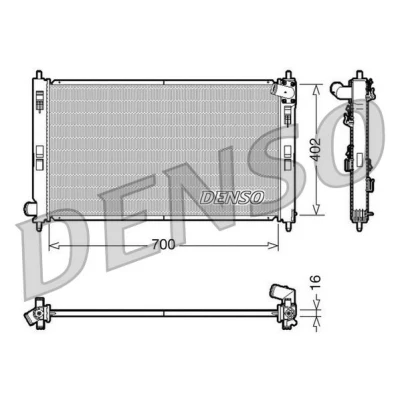 Imagen de Radiador, refrigeración del motor DENSO DRM45023