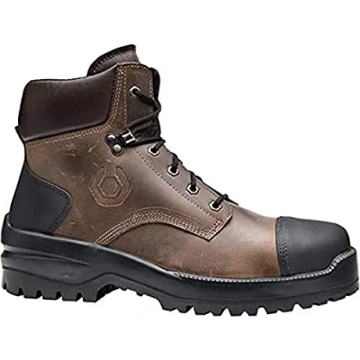 Imagen de BASE, Bison Top, bota de seguridad, Platinum, color marrón y negro, S3 HRO HI CI SRC, talla 40