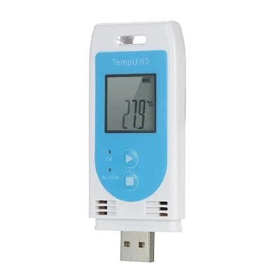 Imagen de Giuneuow TempU 03 Registrador de Datos Temperatura y Humedad USB Reutilizable RH TEMP Medidor Registro