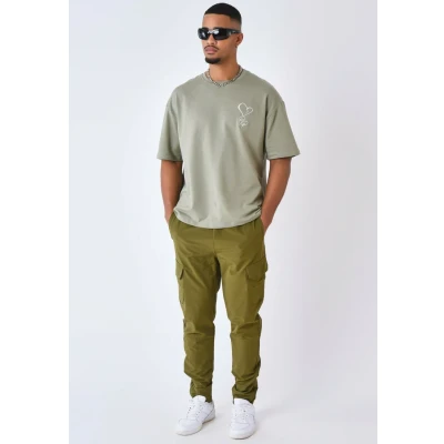 Imagen de Project X Paris Multipoches Technique Pantalones cargo, Hombre, Talla: Small, Kaki