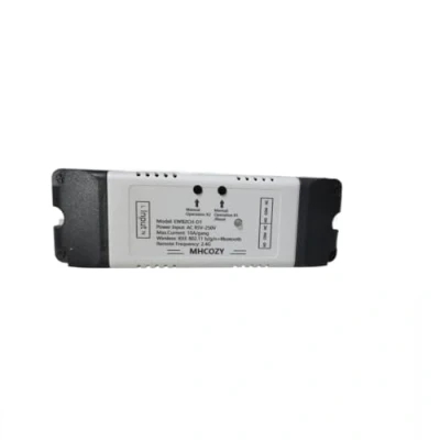 Imagen de MHCOZY 2 canales WiFi RF, modo de enclavamiento automático, control remoto aplicación Ewelink para acceso inteligente puerta garaje, compatible con Alexa Goolge Home (80250V)