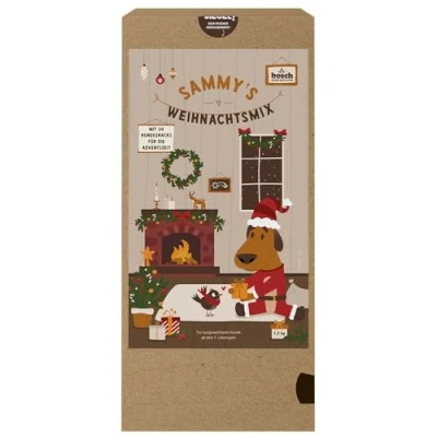 Imagen de Sammy&#039;s Hundesnacks Paquete de Mezcla Navidad, 24 deliciosos Aperitivos para Perros, x 50 g, Coloridos, Perros