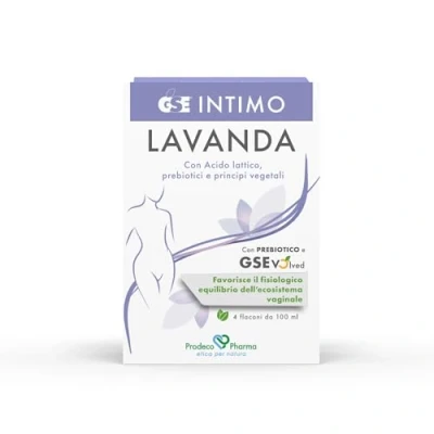 Imagen de GSE Linea Intimo Lavanda Trattamento Detergente Delicato 4x100 ml