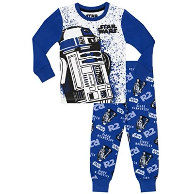 Imagen de Star Wars Pijama para Niños R2D2 Ajust Ceñido Multicolor 8 9 Años