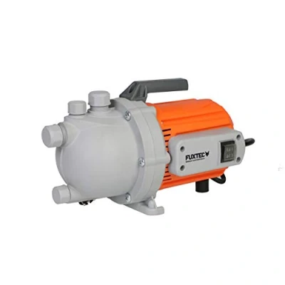 Imagen de bomba de agua para jardín FUXTEC FX GP1600 sumergible 600 W, máx. 3100 l/h, 35 m altura, interruptor flotador integrado también piscinas