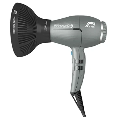 Imagen de Parlux Digitalyon + Magic Sense secador de pelo gris brillo con difusor