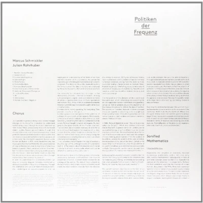 Imagen de Politiken Der Frequenz (vinilo)