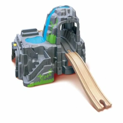 Imagen de Hape E3739 Light and Sound Mountain Tunnel Wooden Train Track Accessories